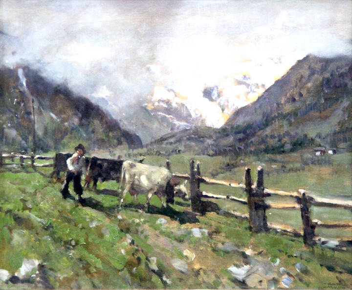 CARLO MUSSO - 'Pascolo alpino'