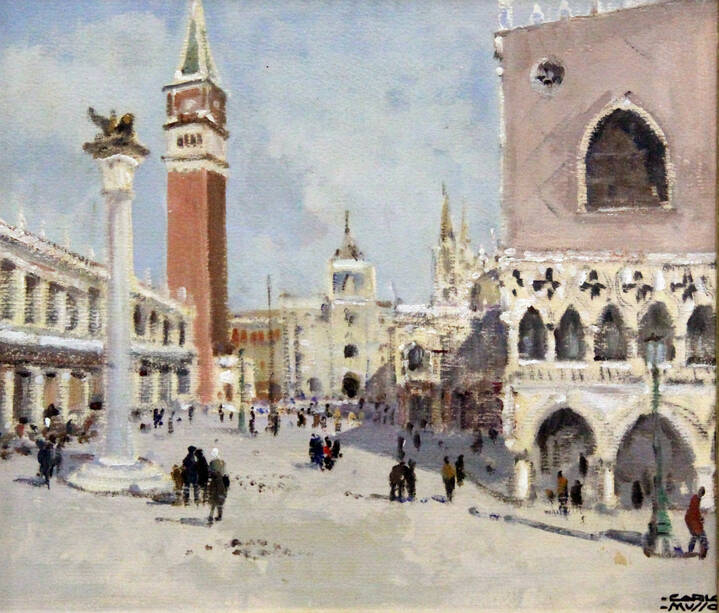 CARLO MUSSO - 'Venezia - Piazza San Marco'