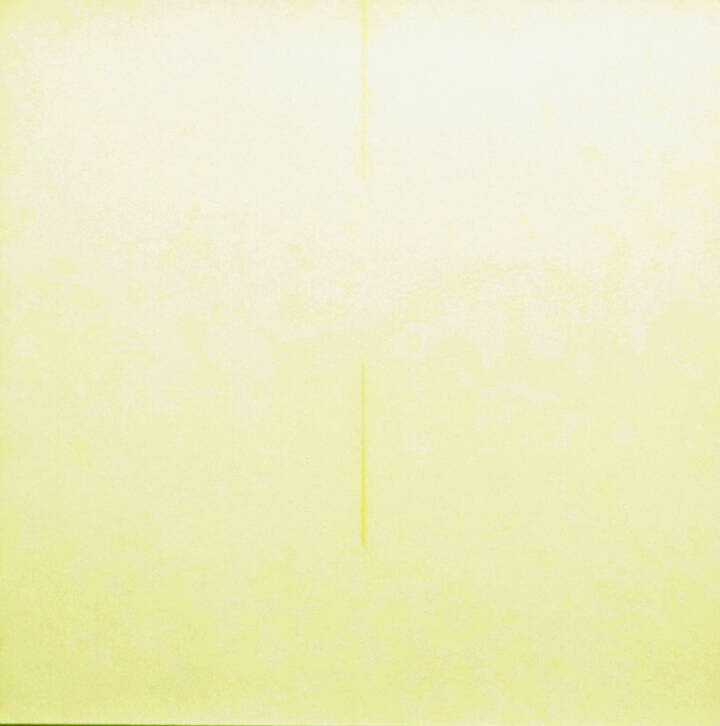 SANDRO DE ALEXANDRIS - 'Giallo-luce a intensità variata 0/2T' 1974