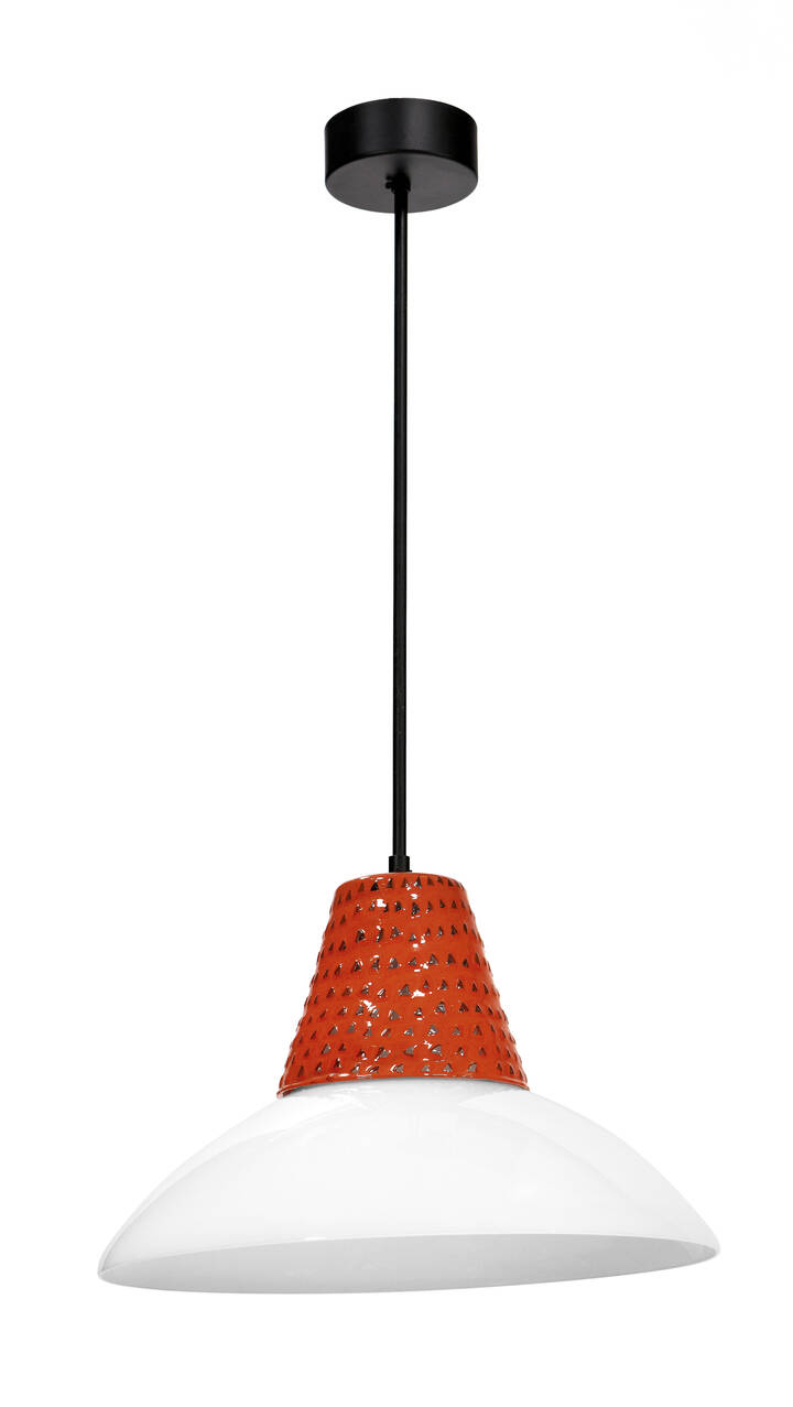 TOBIA SCARPA - Occhi<br>Lampadario in ottone e vetro soffiato.