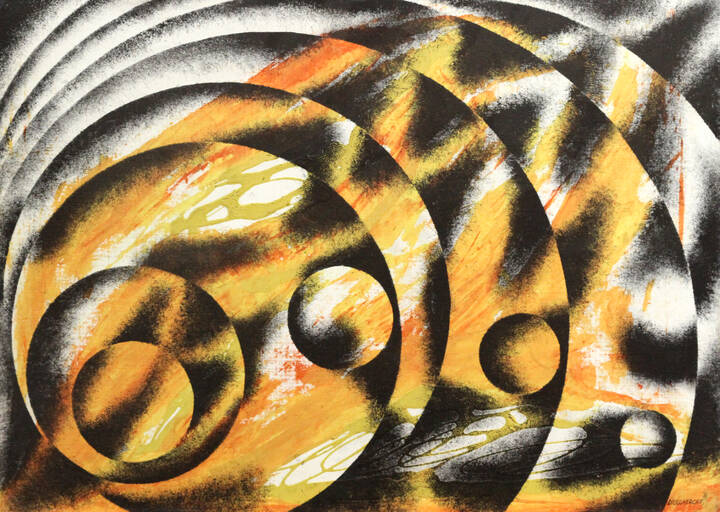 NICOLAJ DIULGHEROFF - 'Quanto il sole gioca coi satelliti' dal ciclo 'I mondi' 1970