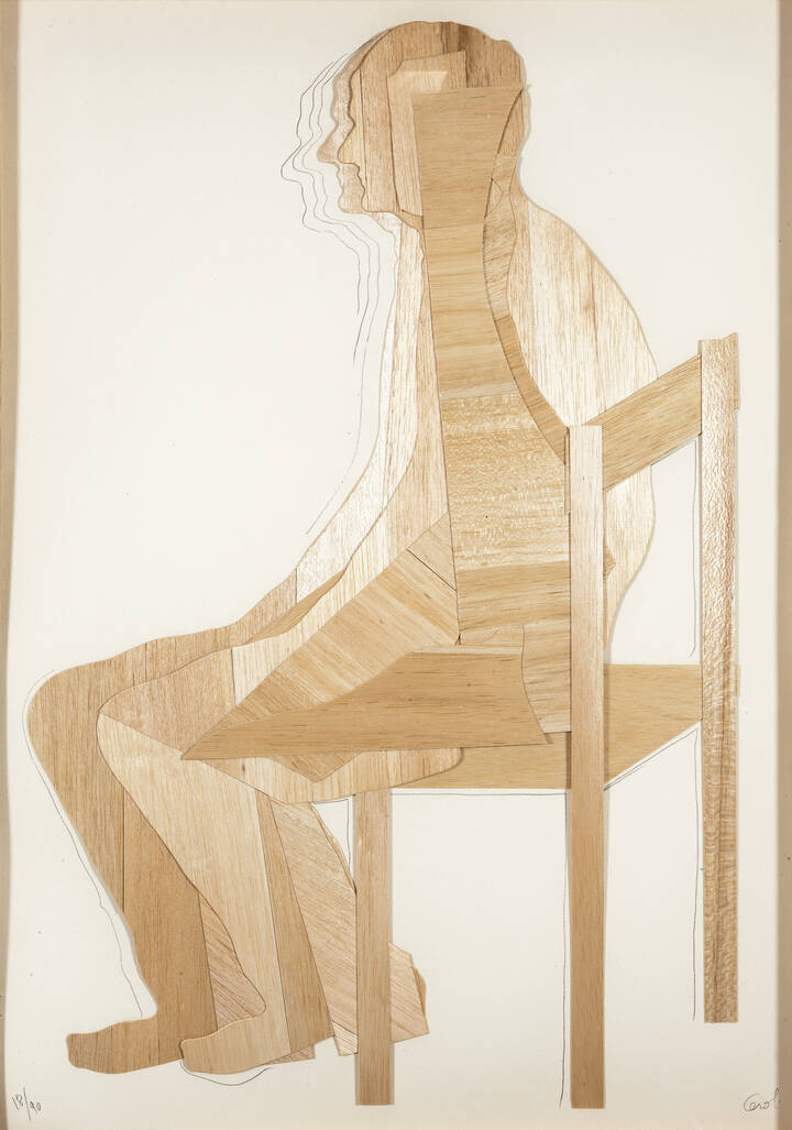 MARIO CEROLI - 'Uomo seduto'