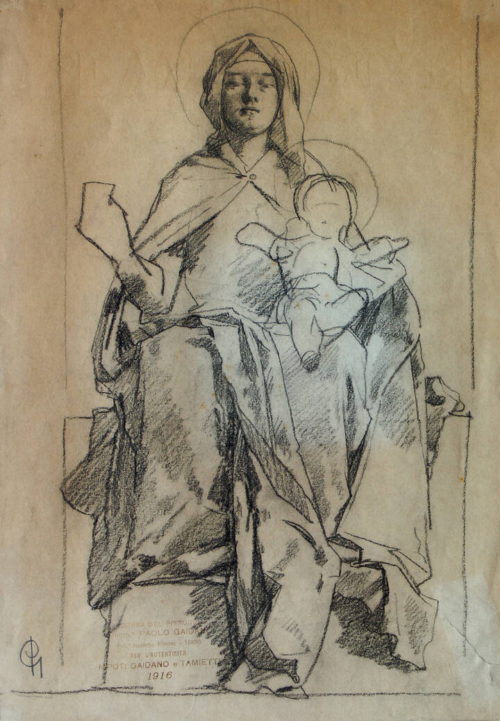 PAOLO GAIDANO - 'Madonna con Bambino'
