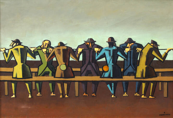 PIETRO MORANDO - 'Albergo della corda' anni '960