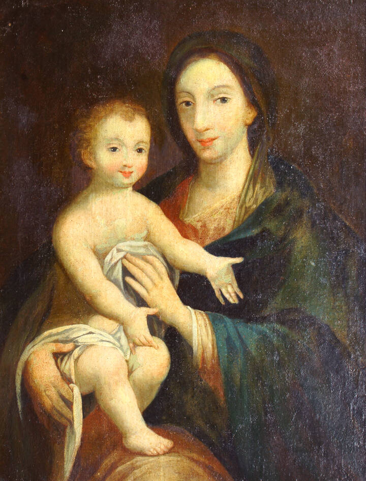 PITTORE ANONIMO - 'Madonna con Bambino'