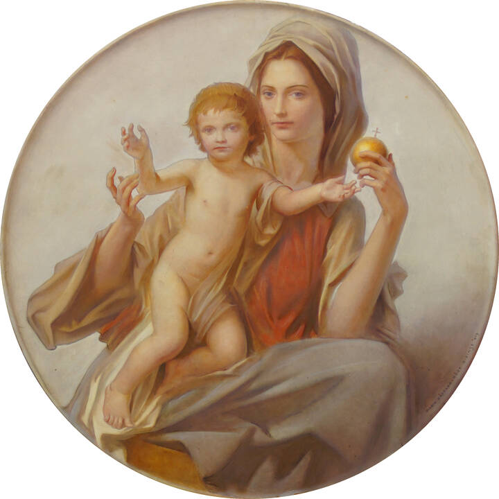 MARIO CAFFARO RORE - 'Madonna con Bambino' 1979