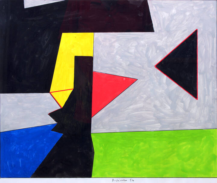 ANNIBALE BIGLIONE - 'Senza titolo' 1954