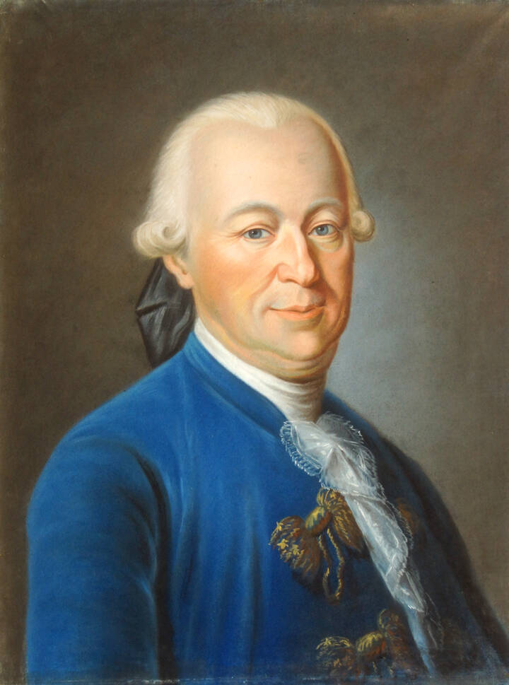 PITTORE ANONIMO DEL XIX SECOLO - 'Ritratto maschile'