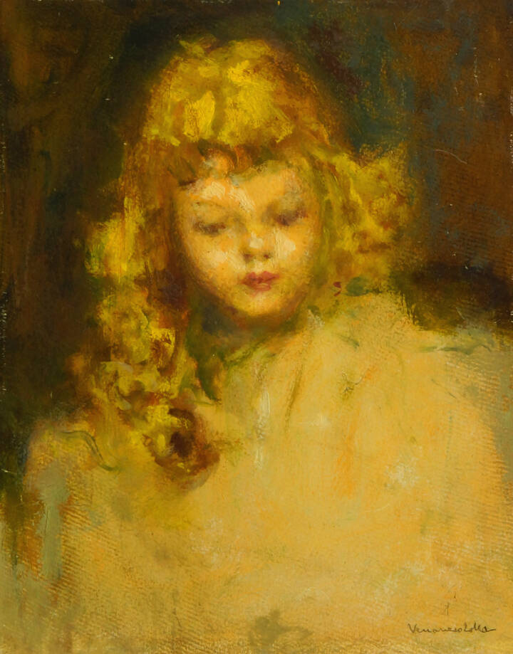 VENANZIO ZOLLA - 'Ritratto della figlia'