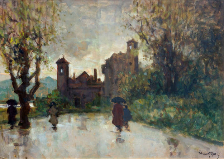 VENANZIO ZOLLA - 'Castello inglese'