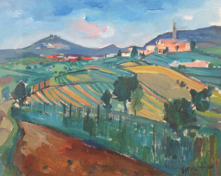 ETTORE FICO - 'Paesaggio del Monferrato'