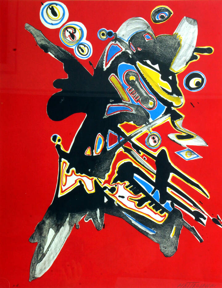 UMBERTO MASTROIANNI - 'Composizione astratta'