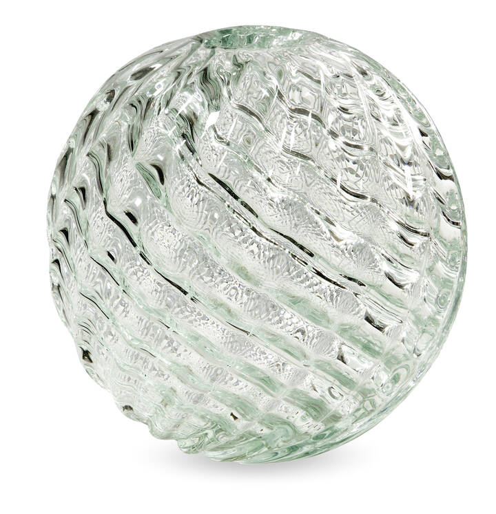 FLAVIO POLI - 5730<br>Vaso in cristallo incrociato.