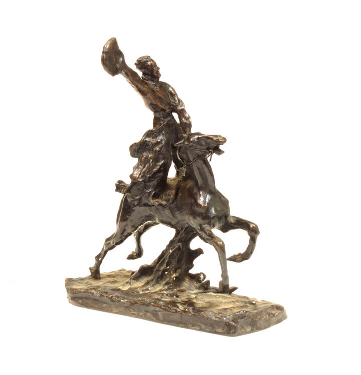 PAOLO TROUBETZKOY - 'Cavaliere del rodeo' 1935