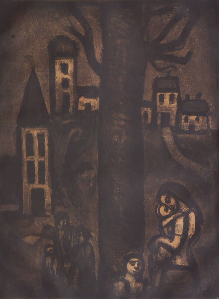 GEORGES ROUAULT - ' ... au vieux faubourg des Longues Peines'