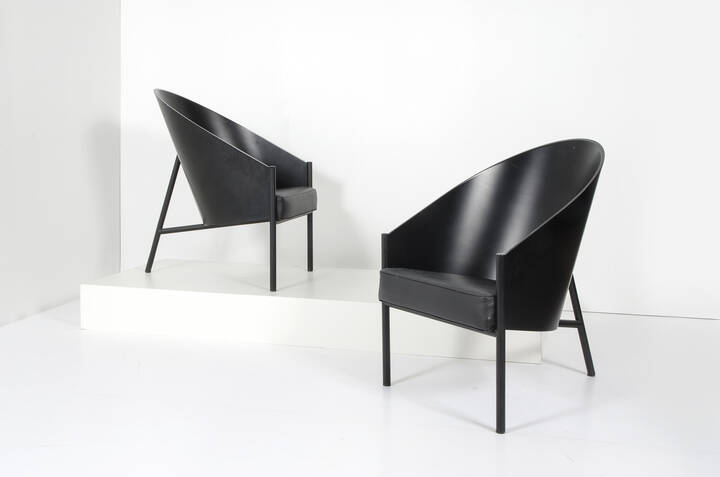 PHILIPPE STARCK - Coppia di poltrone mod. Pratfall<br>