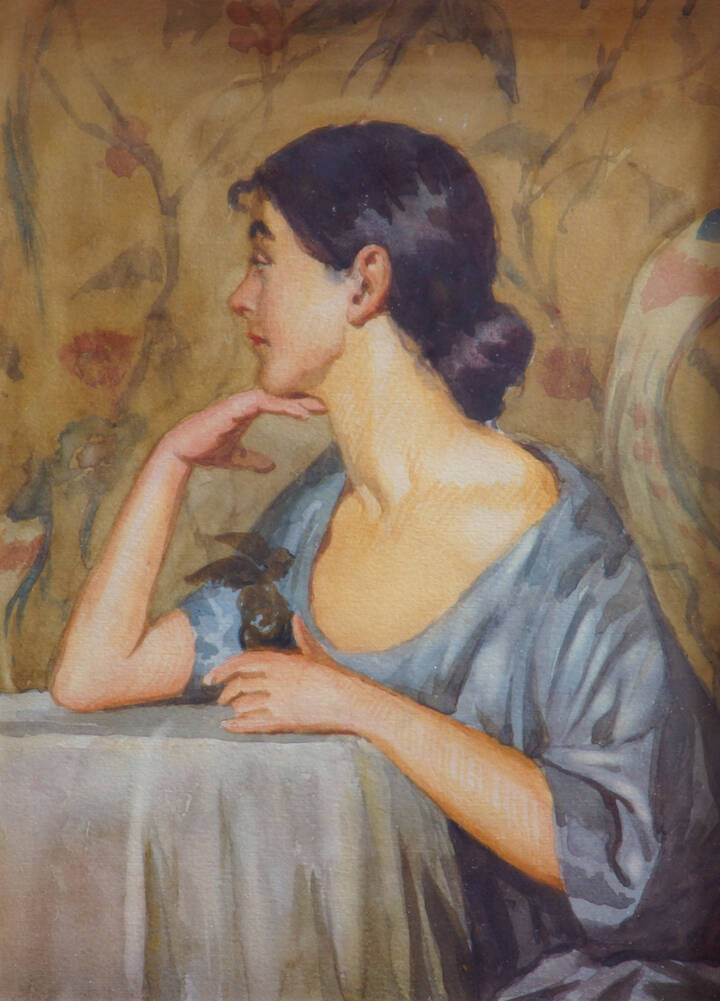 GIUSEPPE DANIELI - 'Profilo muliebre'