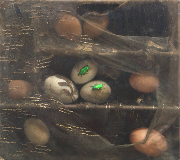 ENRICO COLOMBOTTO ROSSO - 'Uova' 1988