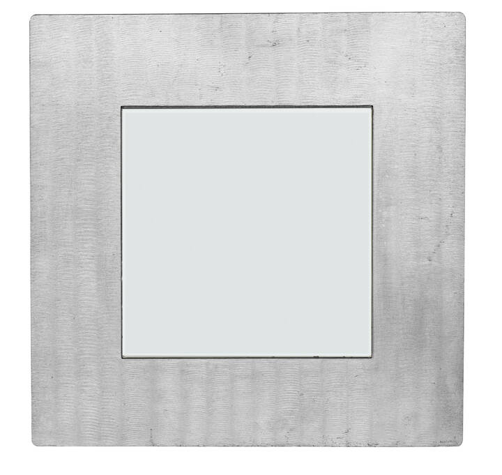 LORENZO BURCHIELLARO - Specchio in alluminio pressofuso e cesellato.