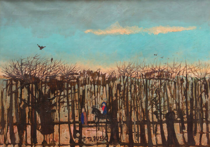 FRANCESCO TABUSSO - 'La Sacra Famiglia in cammino da Nazareth<br>a Betlemme' 