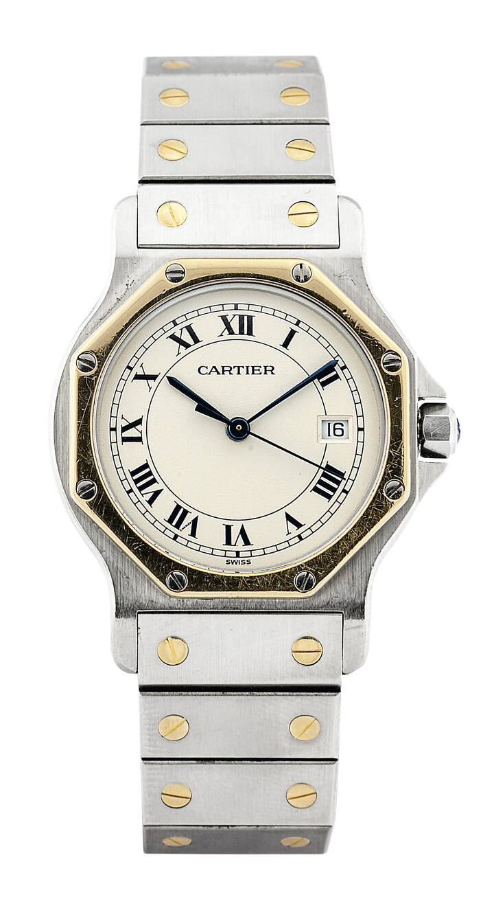 CARTIER - Modello 'Santos Rondé', anni '90