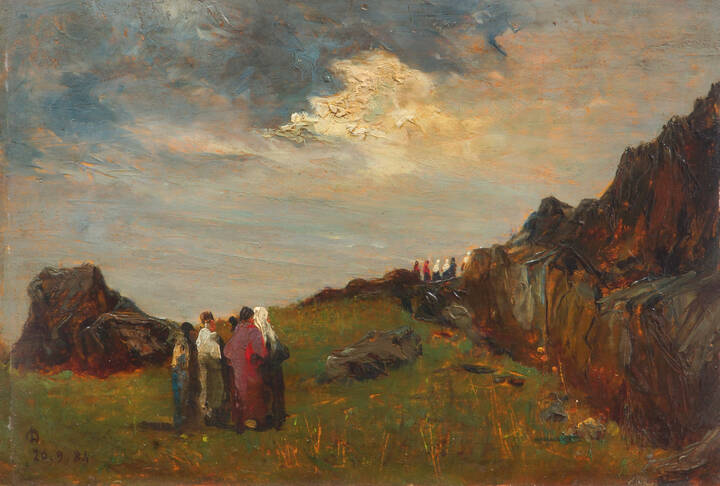 LORENZO DELLEANI - 'Ritorno da Oropa' 20/9/1894