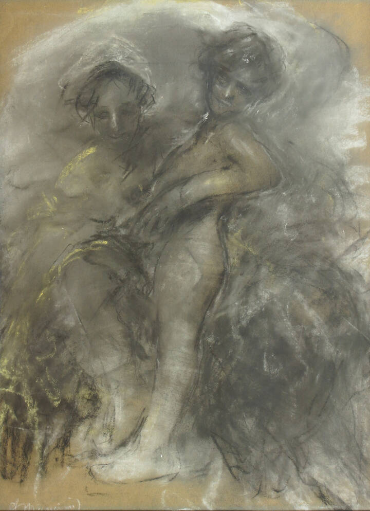 ANTONIO MANCINI - 'Figure'