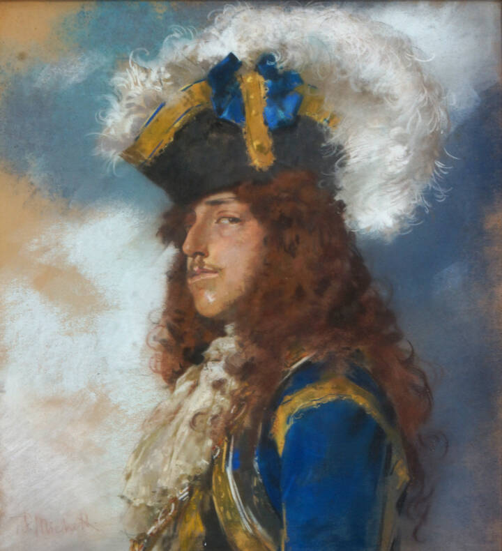 FRANCESCO PAOLO MICHETTI - 'Ritratto di Don Salvatore Petito- maschera buffa''