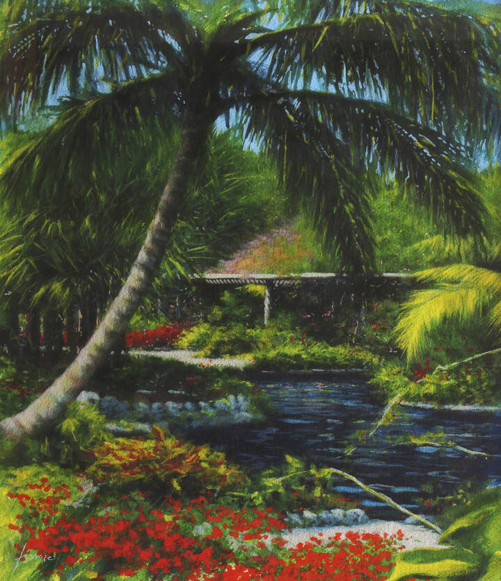 DANIELE FISSORE - 'Paesaggio tropicale' 1984