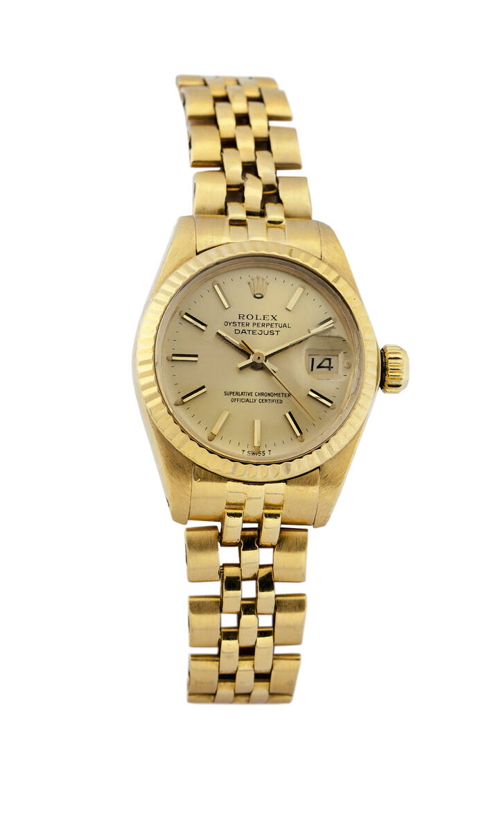 ROLEX - Oyster Perpetual Date Just, misura Lady, ref. 6917,<br>anni '70