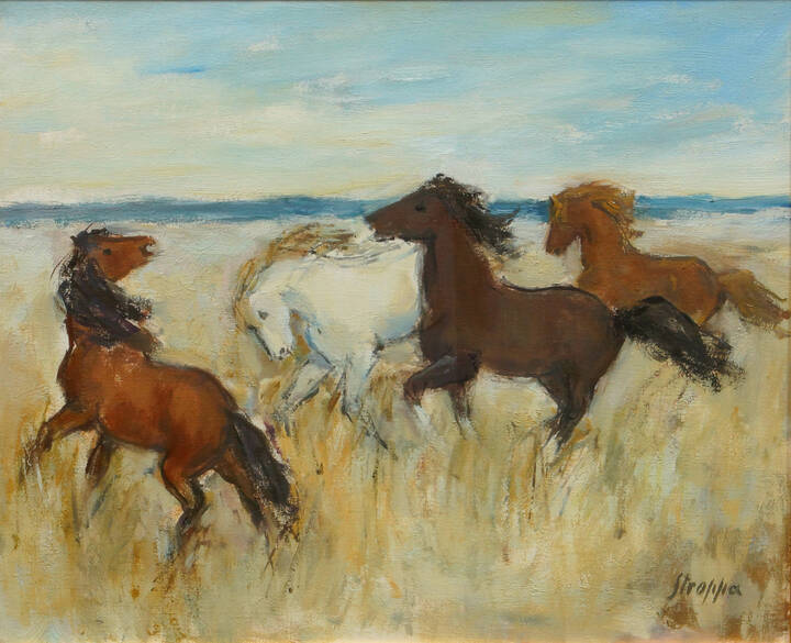 LEONARDO STROPPA - 'Cavalli in corsa'