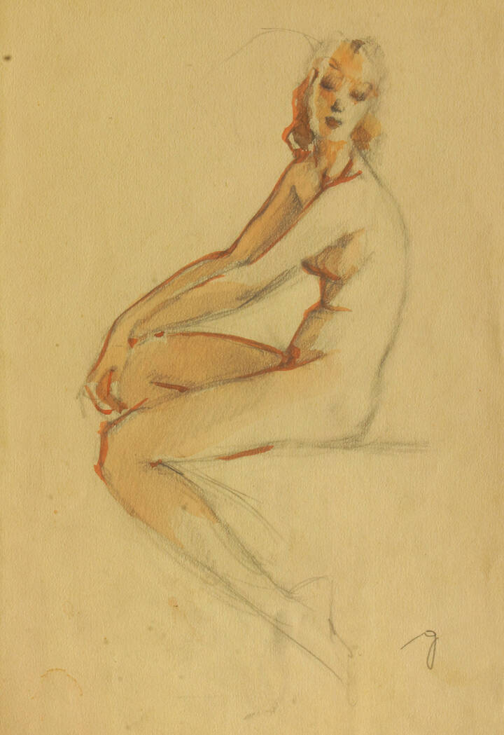 GOLIA (Eugenio Colmo) - 'Modella pallida' 1949