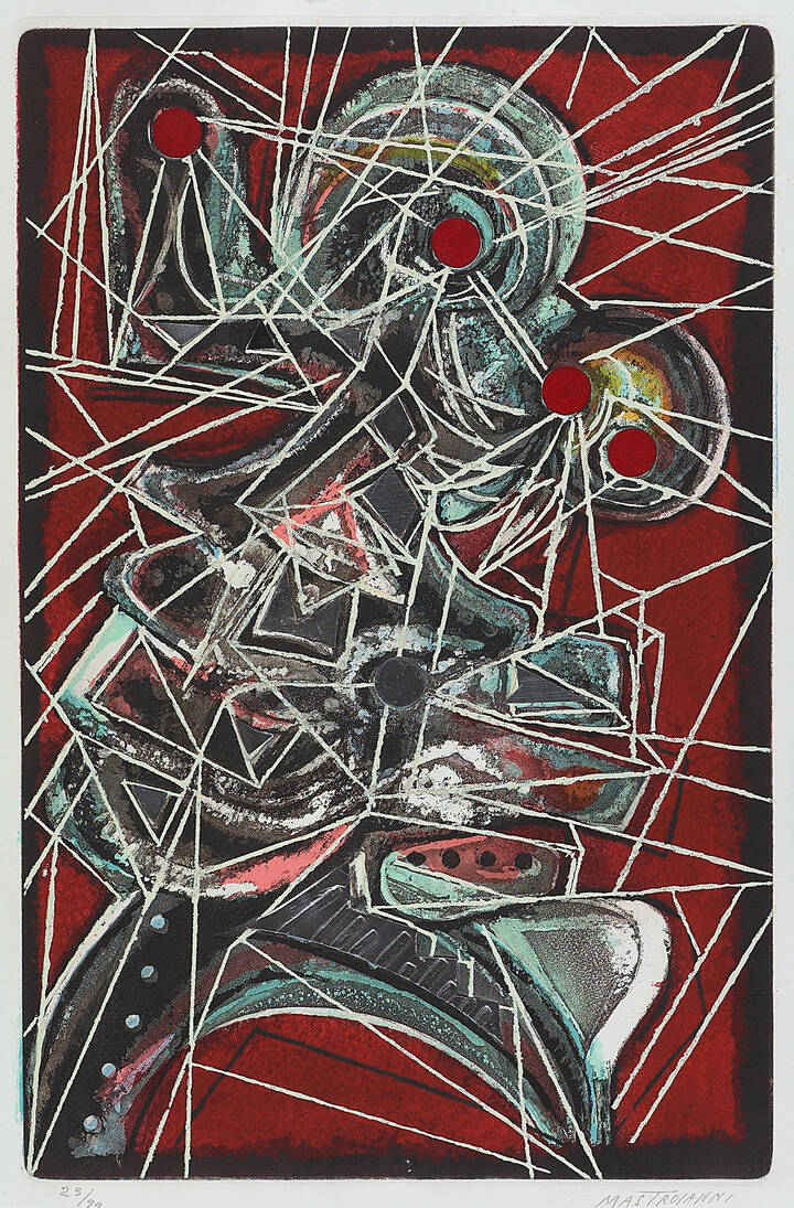 UMBERTO MASTROIANNI - 'Strutture'