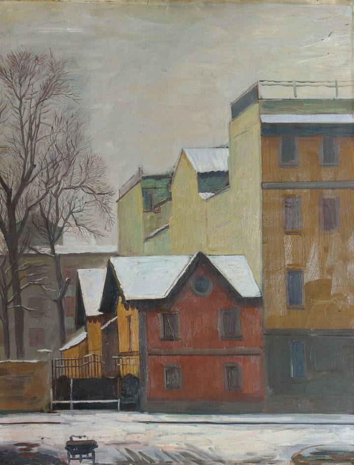 ACHILLE FUNI - 'Paesaggio urbano'