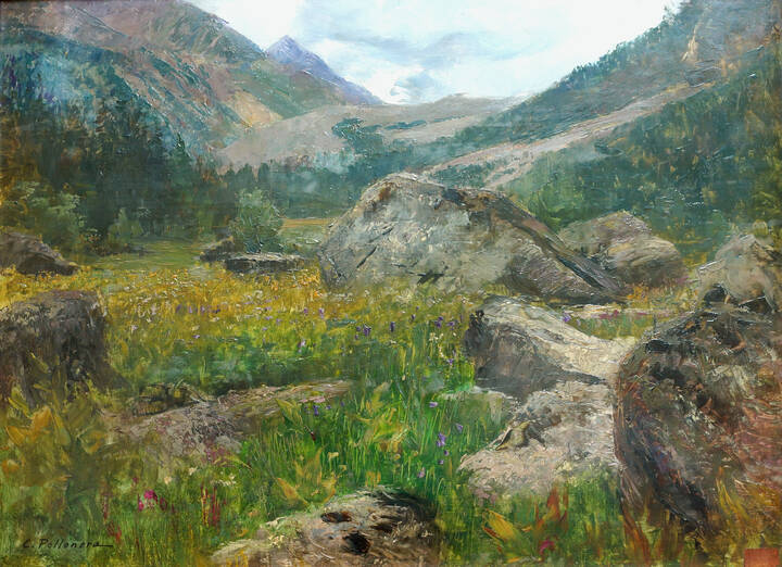 CARLO POLLONERA - 'Val Veny (Courmayeur)'