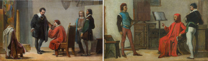 FEDERICO FARUFFINI - 'Scene di soggetto storico'