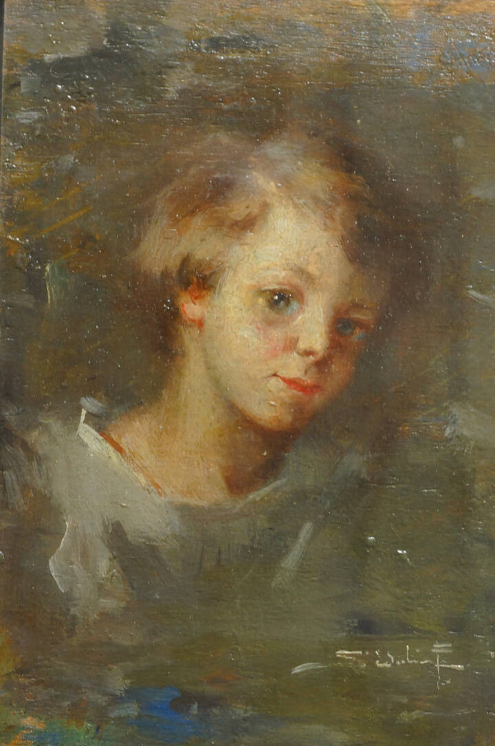 SIDOLI P. - 'Volto di bimbo'