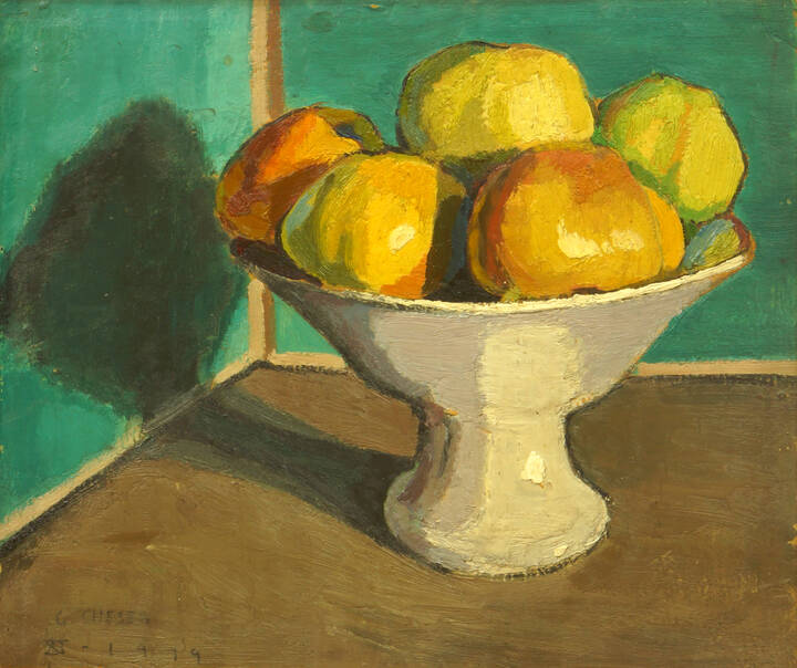 GIGI CHESSA - 'Natura morta con mele' novembre 1919