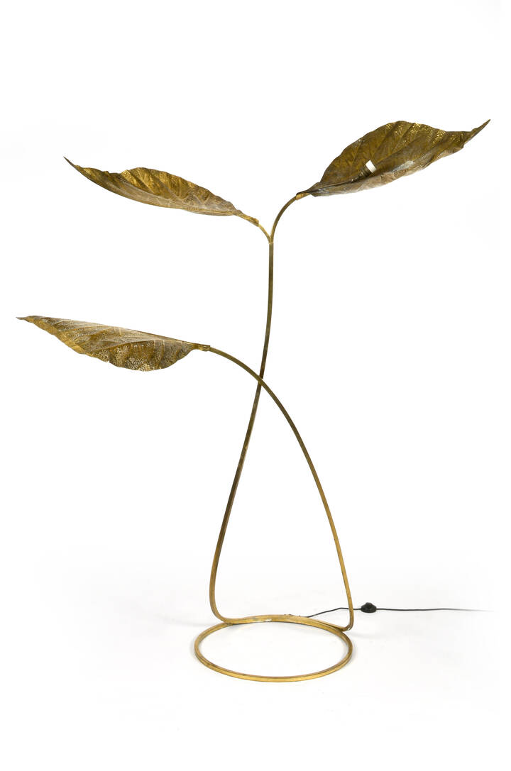 TOMMASO BARBI - Lampada da terra in ottone con tre 