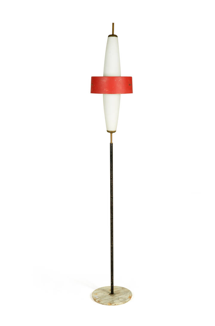 STILNOVO - Lampada da terra in ottone e 