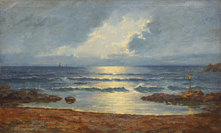 PITTORE NON IDENTIFICATO - 'Marina' 1918