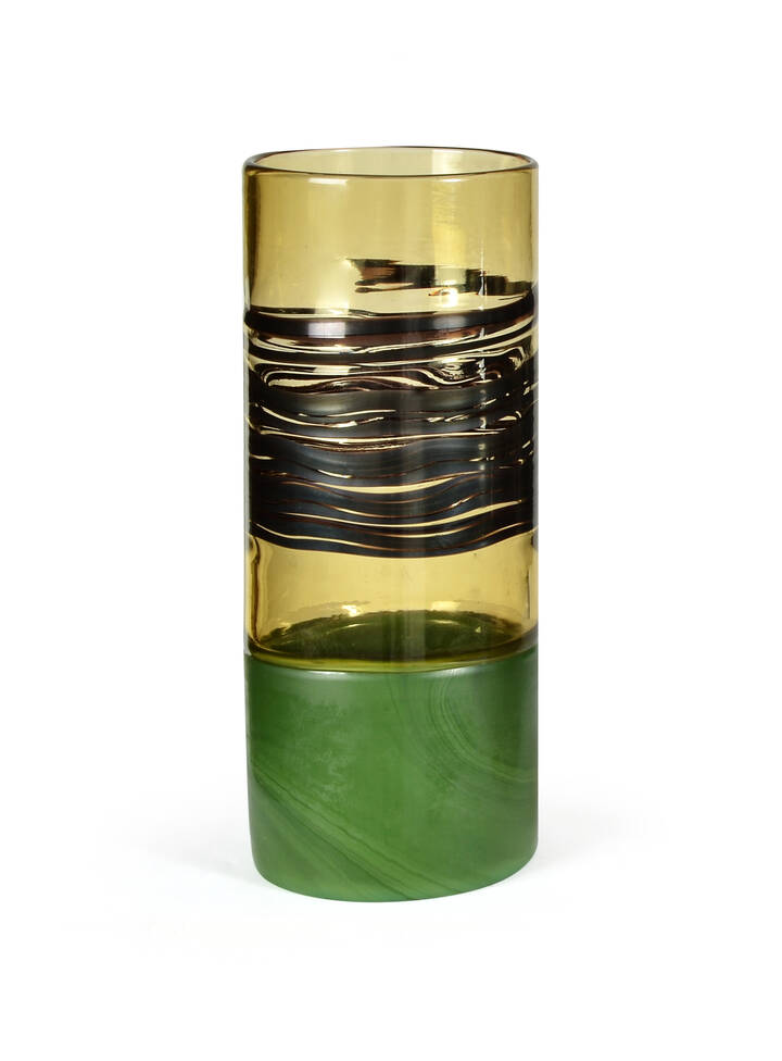 THOMAS STEARNS - Vaso in vetro a incalmo 