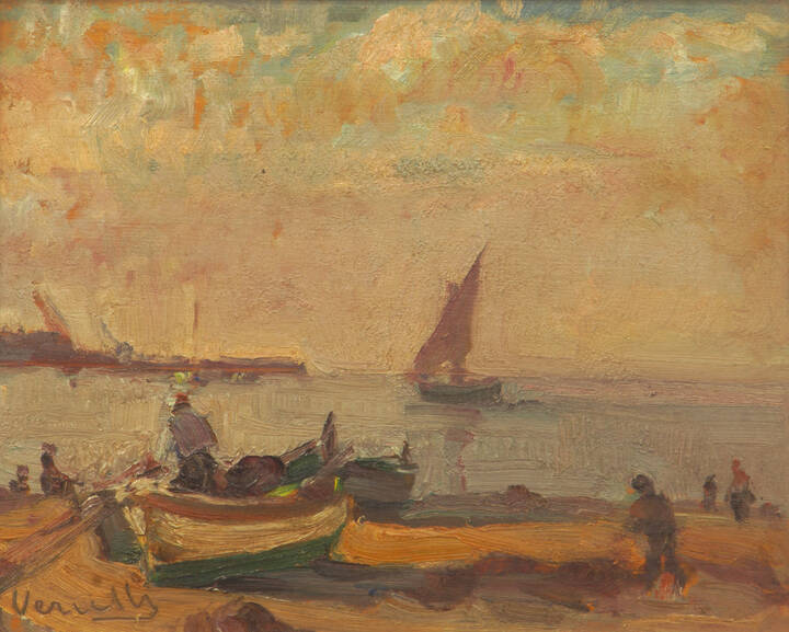 GIULIO ROMANO VERCELLI - 'Prima della pesca'