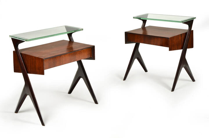 ICO PARISI - Coppia comodini 