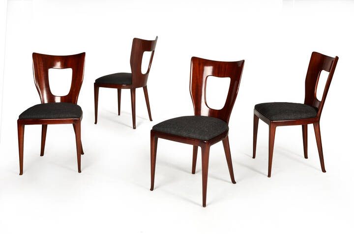 OSVALDO BORSANI - Quattro sedie in legno 