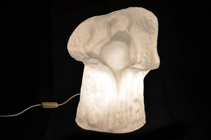 MAZZEGA - Lampada da tavolo in vetro soffiato