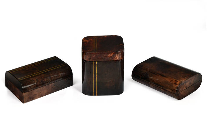 ALDO TURA - Due scatole ed un portaghiaccio 