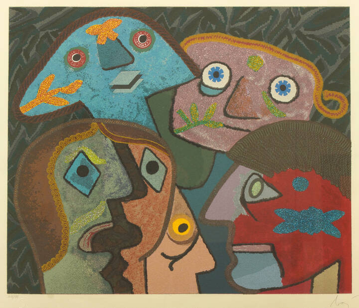 ENRICO BAJ - 'Personaggi'