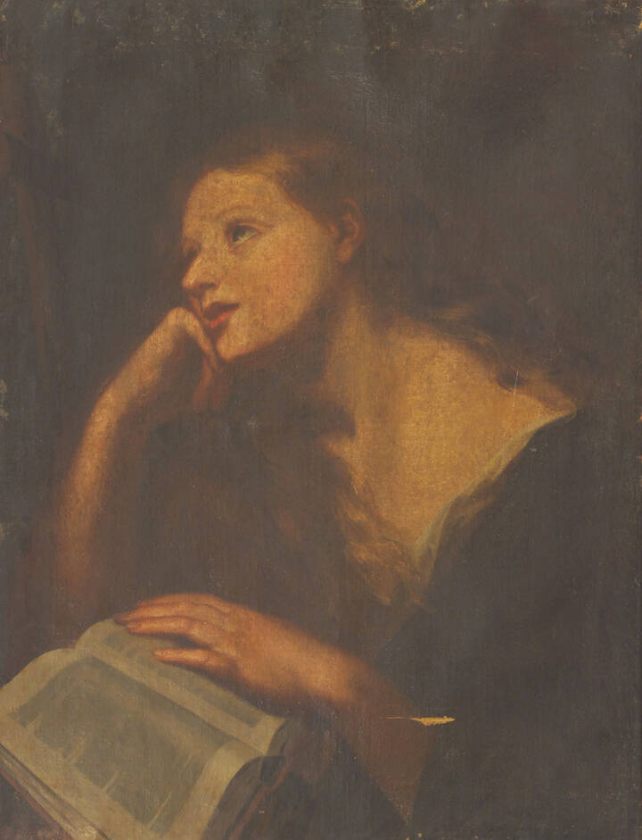 PITTORE ANONIMO FINE XVII/INIZI XVIII SECOLO - 'In lettura'