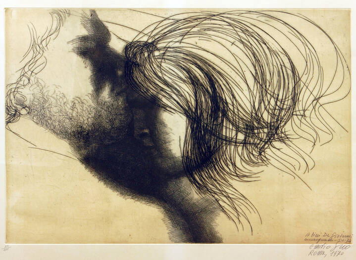 EMILIO GRECO - 'L'abbraccio' 1970